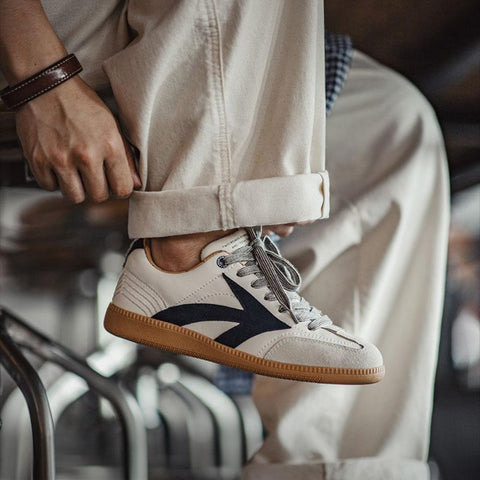 MADEN Retro German Trainer Low-Top Sneakers