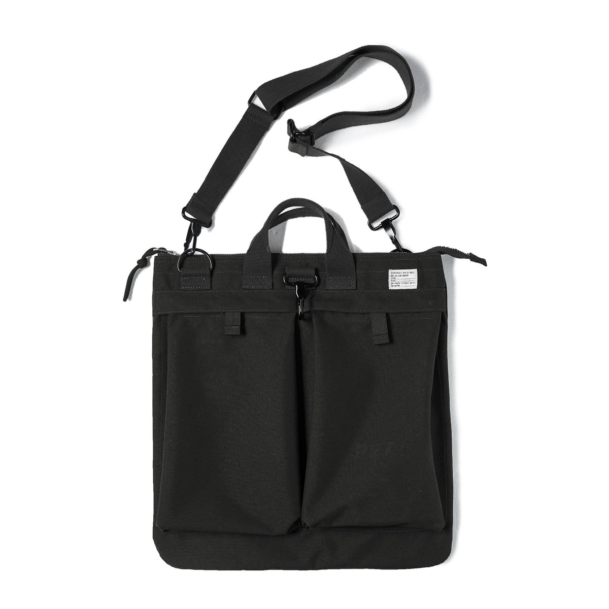 MADEN Retro Canvas Helm Messenger Schultertasche
