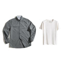 MADEN Men's Brushed Pinstripe Button-Down Shirt thumbnail