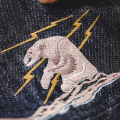 MADEN 레트로 데님 숄더 크로스바디 백 일상용