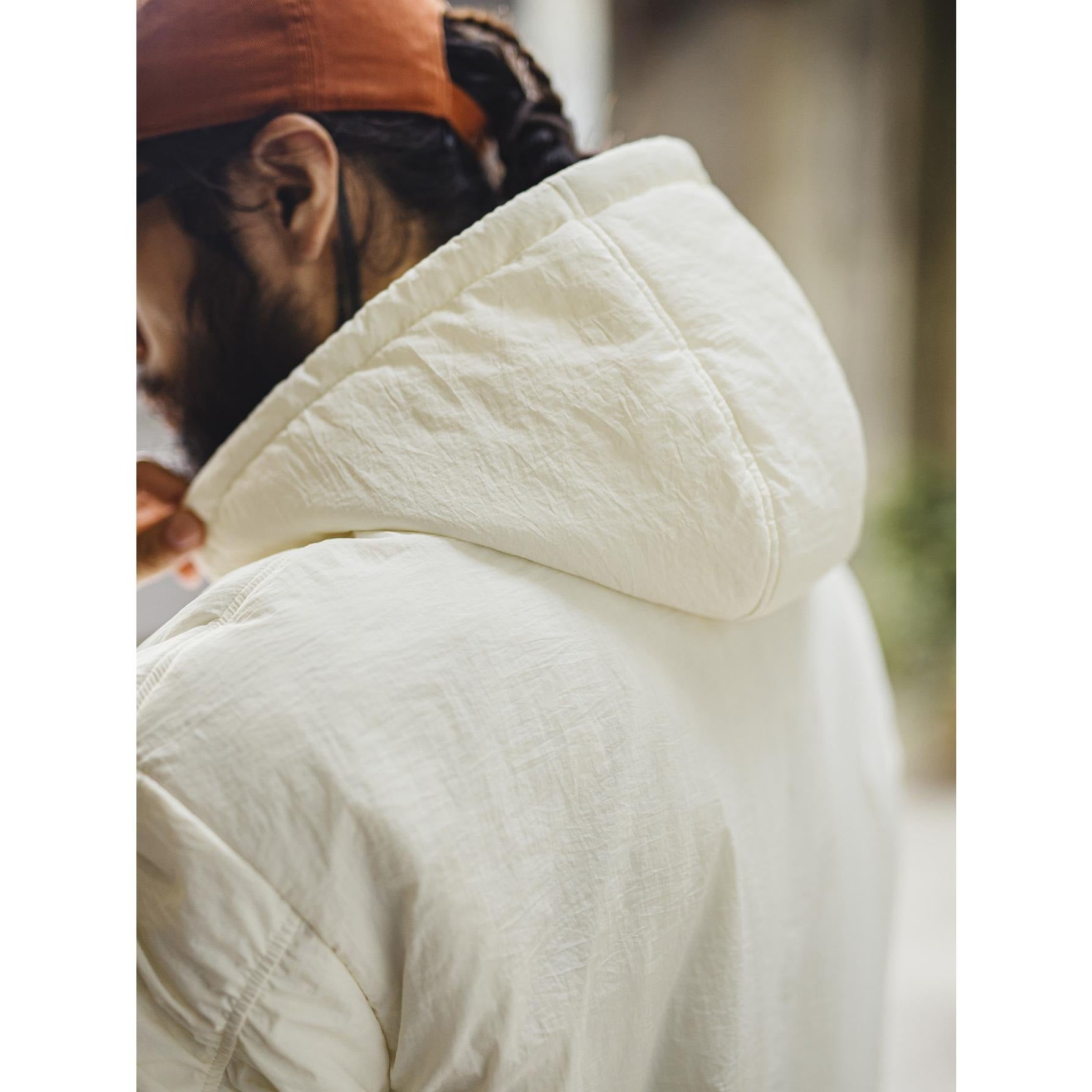 MADEN Daunen-Hoodie – Thermojacke mit Kängurutasche 
