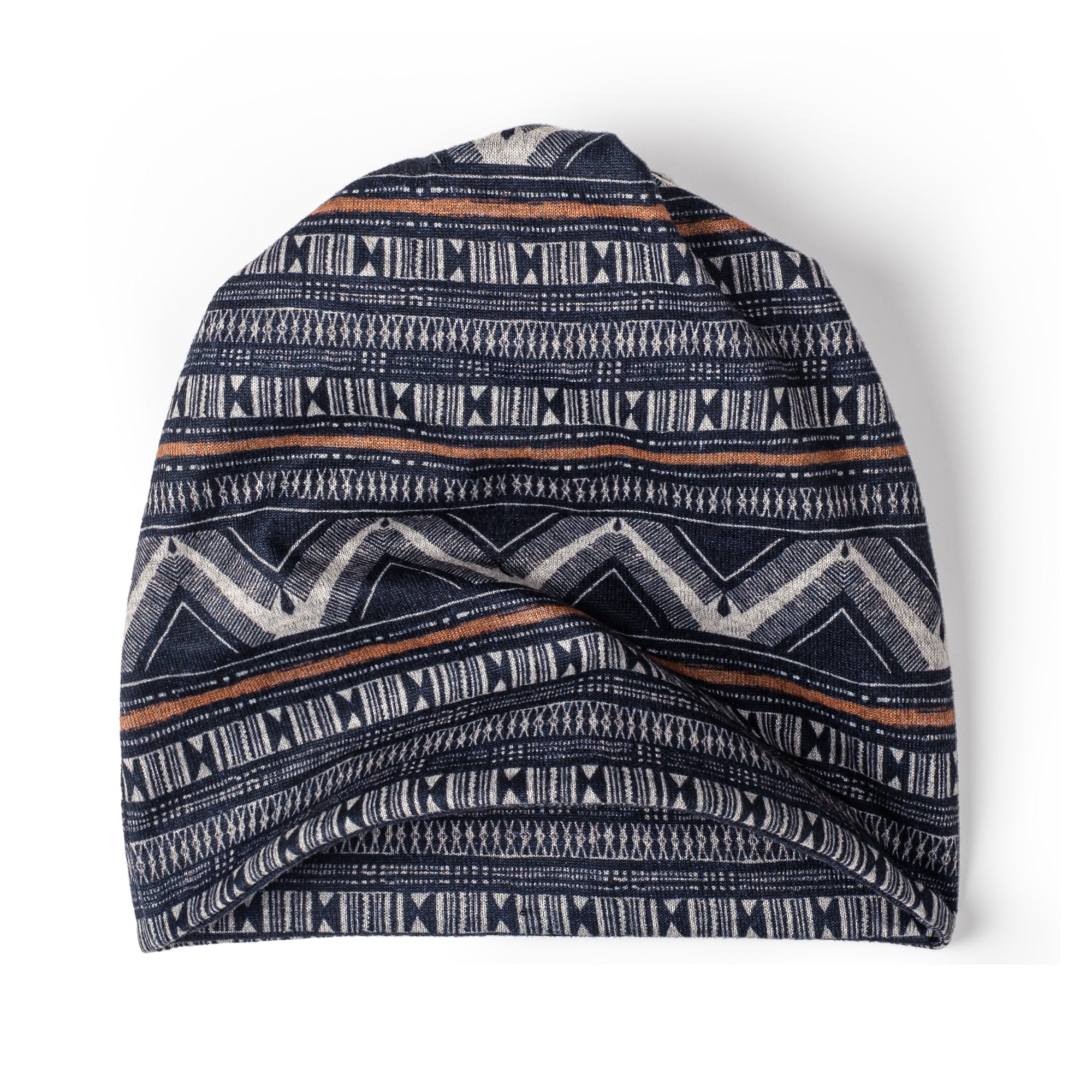 MADEN Vintage Navajo bedruckte Mehrzweckmütze und Kopftuch, vielseitige Herrenmütze für Herbst und Winter, warmer Pullover 