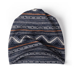 Gorro reversible vintage con estampado Navajo MADEN