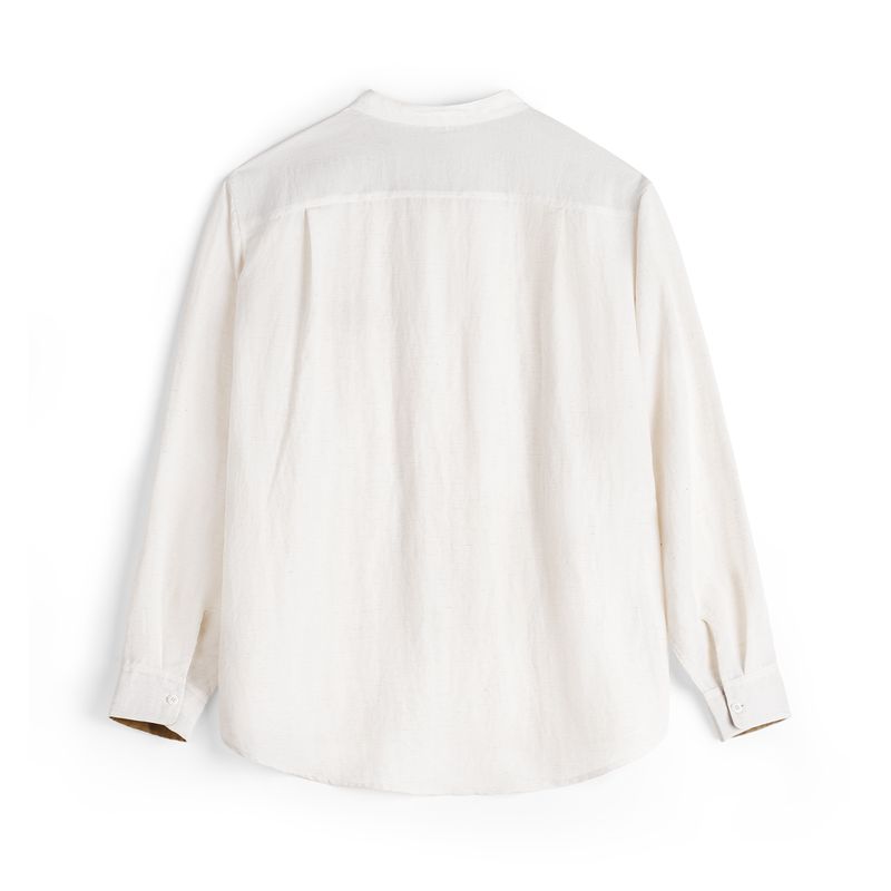 MADEN Men's Lyocell Shirts - Stand Collar