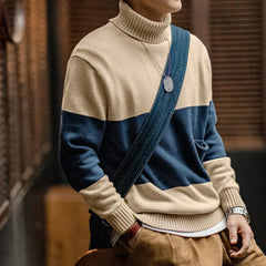 Veste pull vintage Maden - Modèle en maille épaisse 