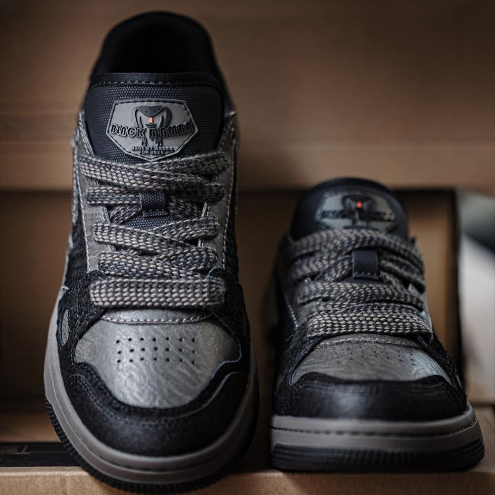 Giày Thể Thao Nam Năm Rắn “Black Mamba” MADEN – Giày Thấp Cổ Thiết Kế Nguyên Bản