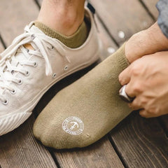 MADEN Herren Schwergewichtige Baumwoll-Freizeitsocken