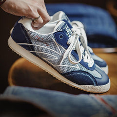 MADEN Retro-Naht-Mesh-Sneakers