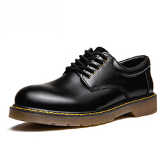 MADEN 6-Loch Weiche Leder Kampfstiefel bis zur Mitte der Wade