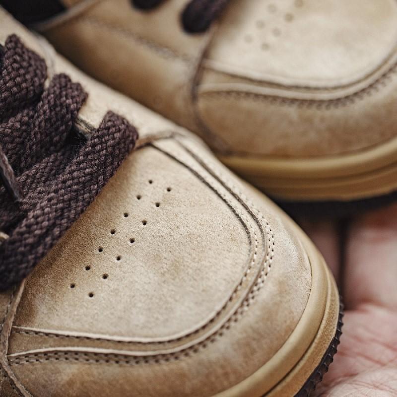MADEN Retro Skateboardschuhe mit klobiger Wildledersohle