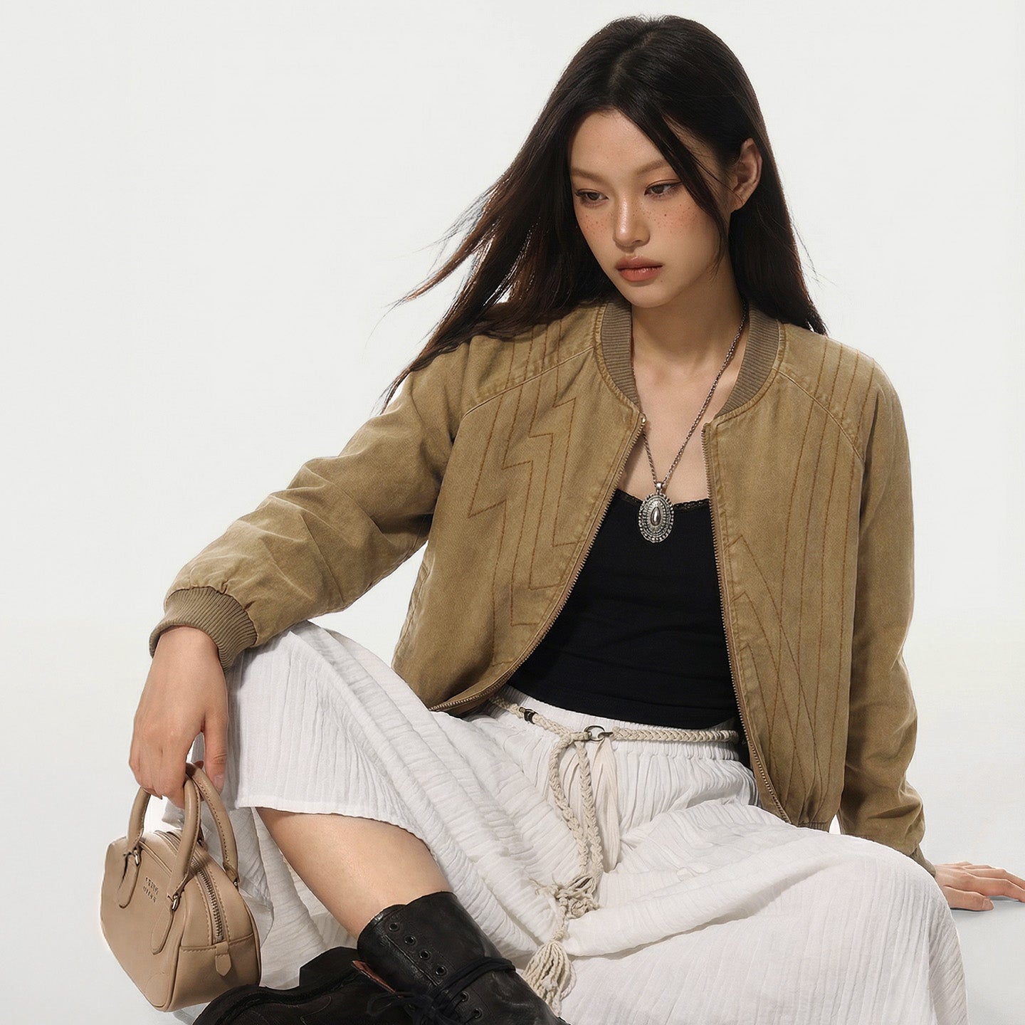 MADEN FLASH Embroidered Baseball Jacket