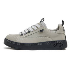 Maden Retro Wildleder Skate-Schuhe mit dicker Sohle, niedrig geschnitten