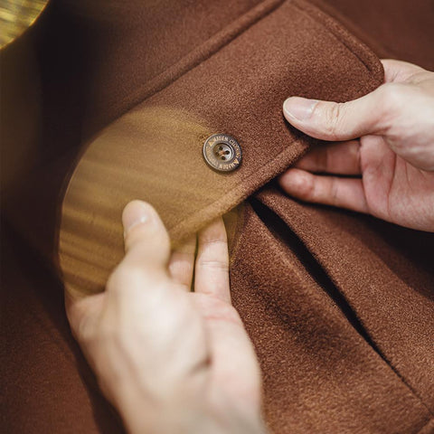 Maden Kapuzenmantel mit Dufflecoat, Unisex, warme Duffle-Jacke 