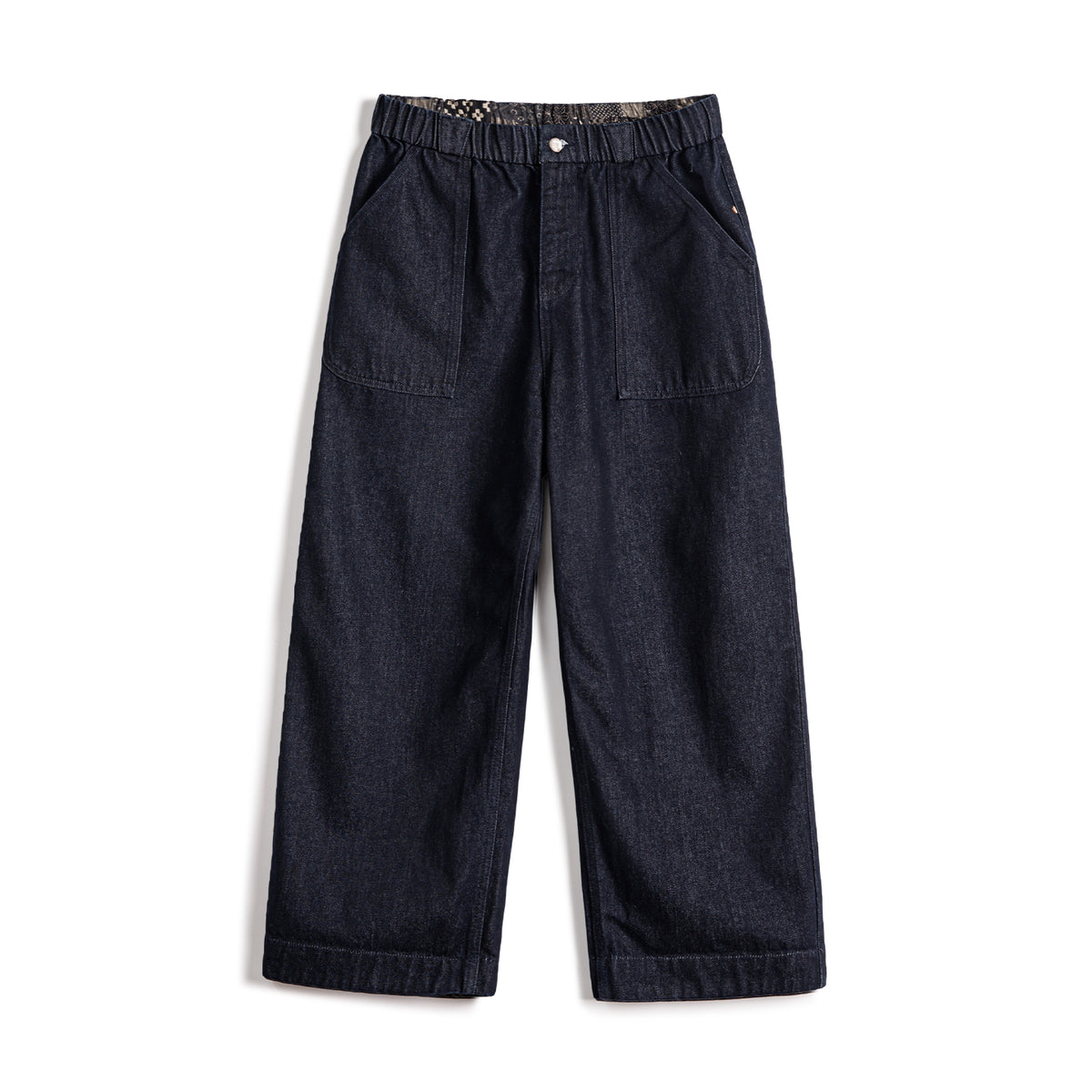 Quần Jean MADEN Boro Giặt Màu Denim