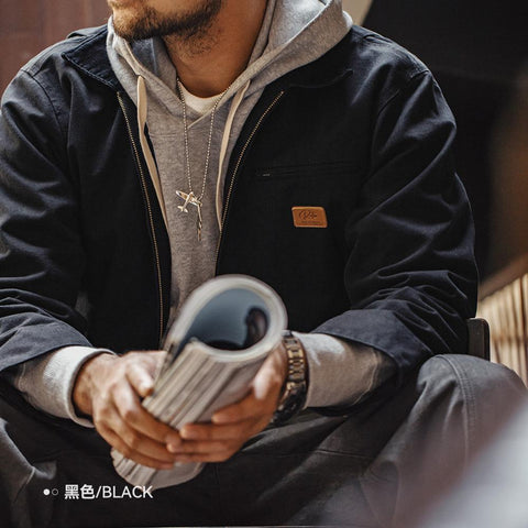 MADEN Detroit Jacke – 430 g/m² Canvas-Baumwolle, 100 % 