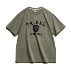 MADEN Retro Navajo Puff Print Cotton T-Shirt
