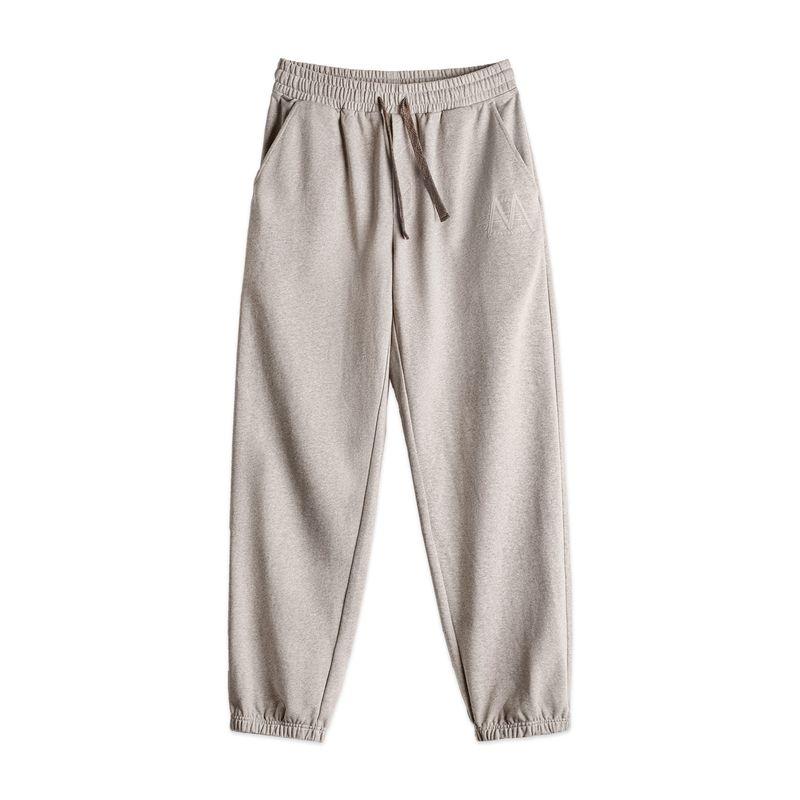 Pantalon de jogging gris brodé pour homme MADEN 