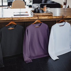 MADEN Quick-Dry Antibacterial Long Sleeve T-Shirt – Breathable Base Layer