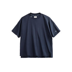 Áo thun cotton khô nhanh thêu biểu tượng hòa bình dáng rộng MADEN