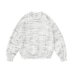 MADEN Strukturierter Jacquard-Pullover mit Farbblock