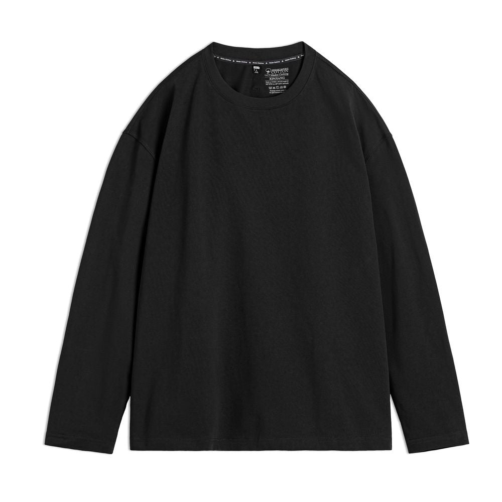 T-shirt à manches longues MADEN 305 g/m² – 100 % coton, doux pour la peau 