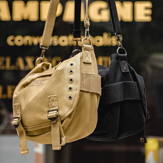 MADEN Canvas Crossbody Bag for Daily Travel