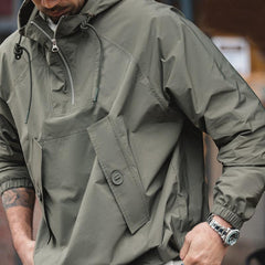 MADEN Herren Schwere Baumwoll Urban Outdoor M43 Hoodie