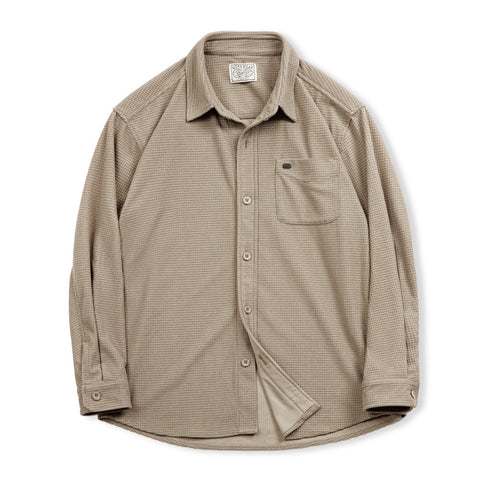 Áo Sơ Mi Nam MADEN Họa Tiết Caro Hạt Ngô Cổ Điển – Tay Dài Thoải Mái Phong Cách Thường Ngày