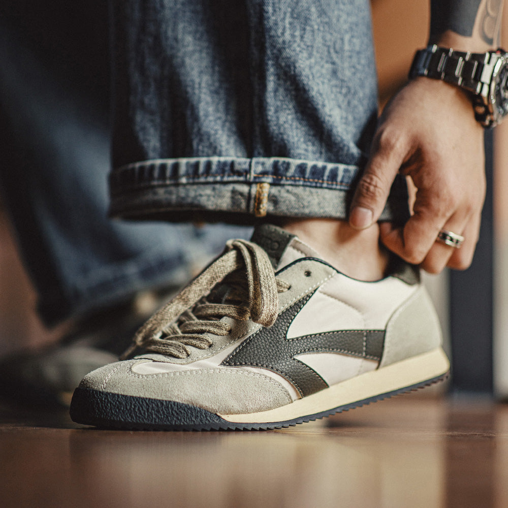 Zapatillas bajas retro para hombre MADEN – Calzado transpirable para correr y entrenar
