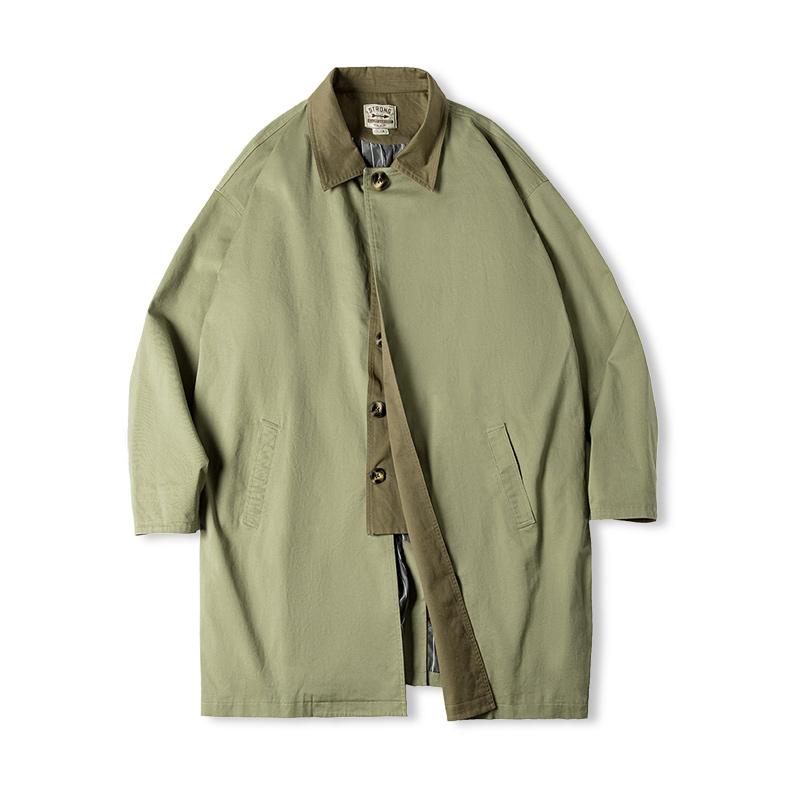 Áo khoác trench coat Balmacaan MADEN