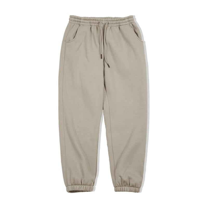 MADEN Schwere Fleece-Jogginghose mit Kordelzug