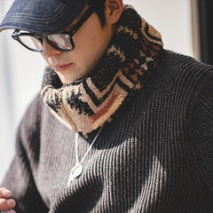 남성용 마덴 겨울 스카프 따뜻한 야외 지퍼 플리스 목 워머 스키 등산 자전거 스누드 스카프 스카프 칼라