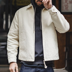 Áo khoác huấn luyện viên IKE MADEN vải canvas 100% cotton
