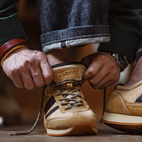 MADEN Retro 80er Jahre Low-Top Joggingschuhe 