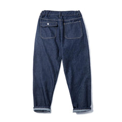 MADEN Locker geschnittene 12,8oz Gewaschene Denim Jeans