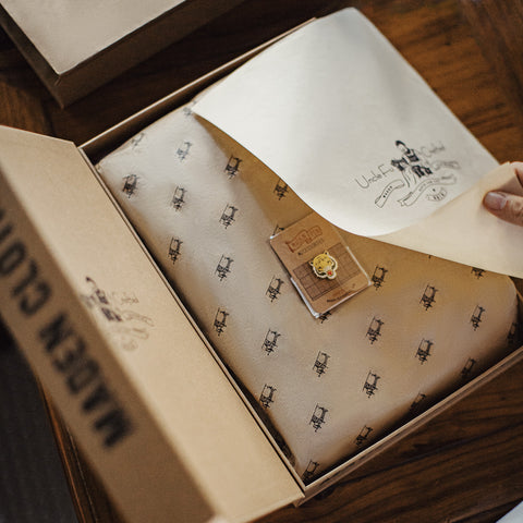 MADEN Fair Isle Knit Scarf & Beanie Set