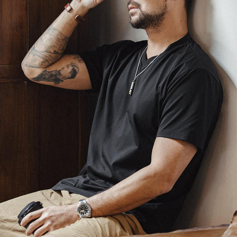 MADEN Sorona Cooling Quick-Dry V-Neck Tee