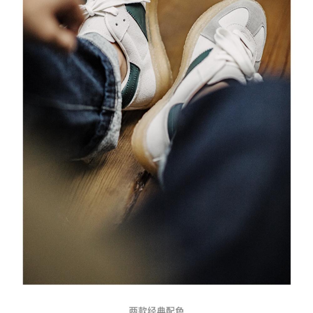 MADEN Herren Retro Sneakers mit grober Sohle aus Wildleder