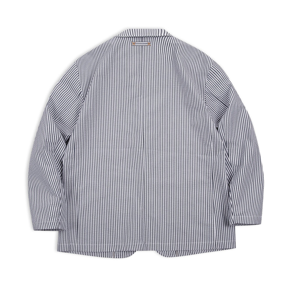 MADEN Striped Seersucker Suits Casual Blazer