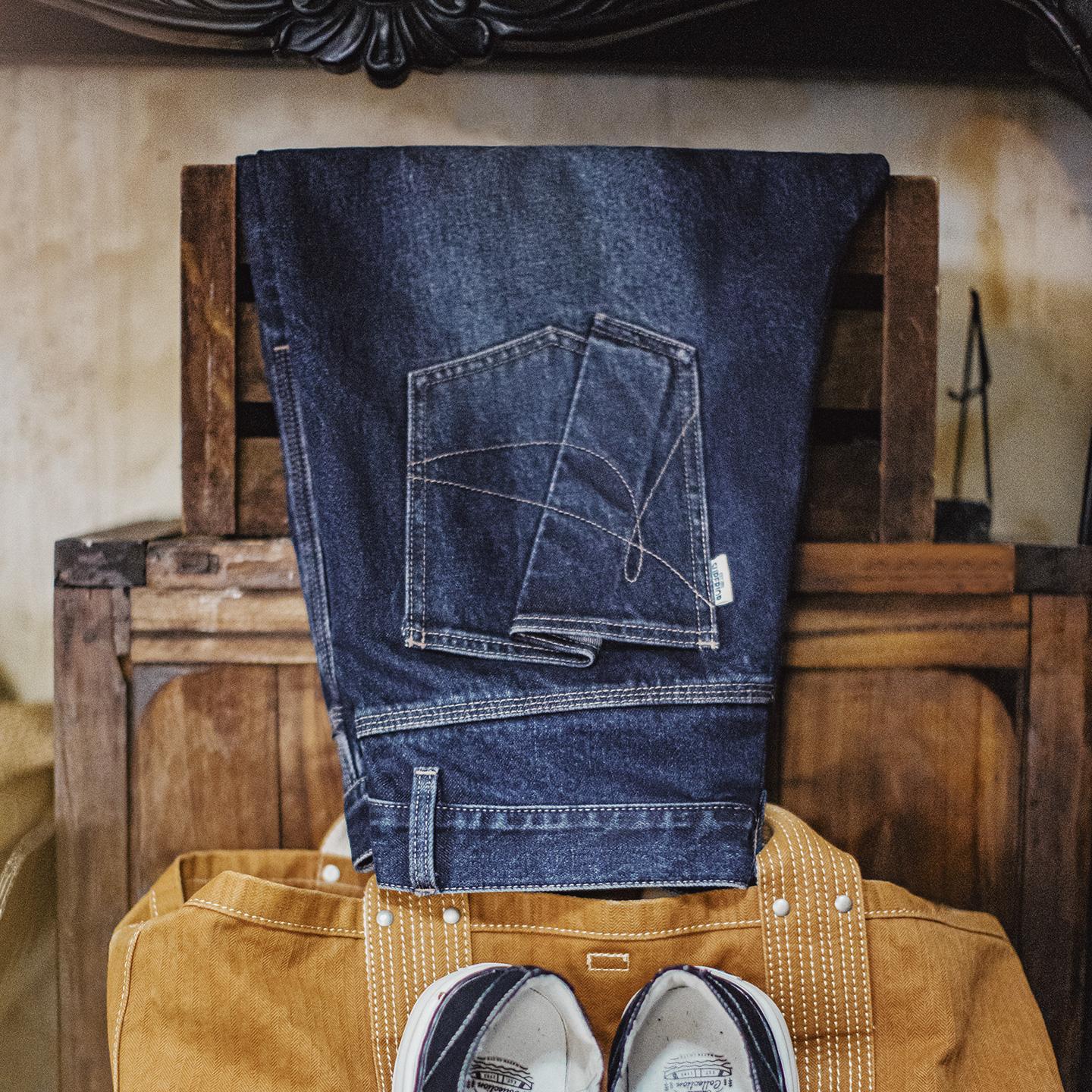 Jeans de trabajo retro MADEN, pantalones casuales de pierna recta