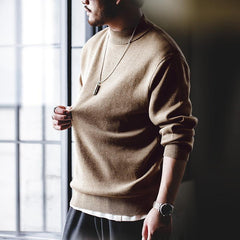 MADEN Men’s Mock Neck Sweater – Warm Casual Pullover Base Layer Pullover