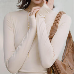 MADEN Knitted Slim Fit Long Sleeve Tee