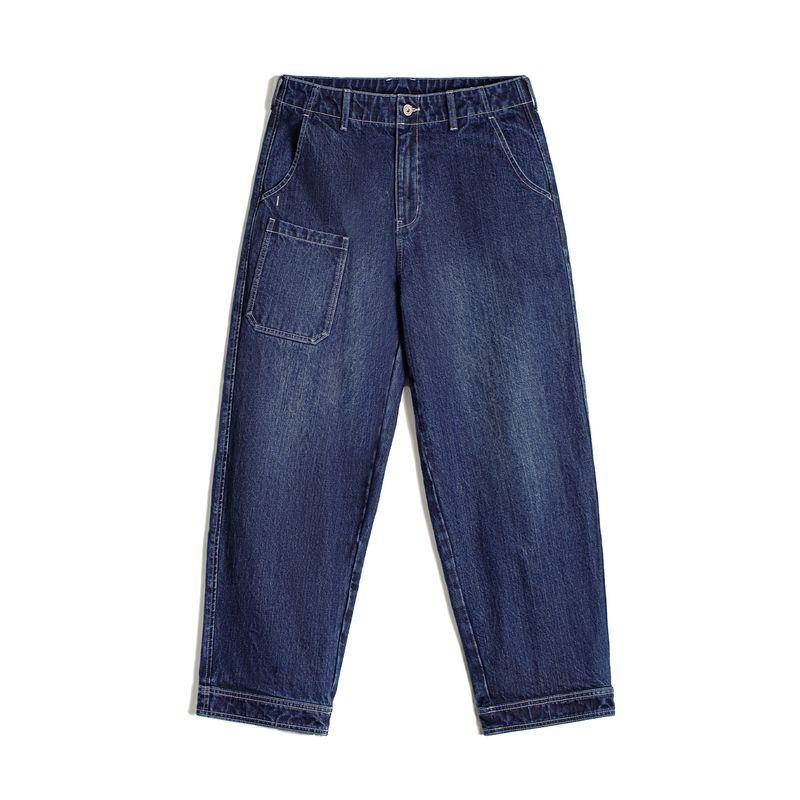 Jeans de mezclilla lavados Slub MADEN