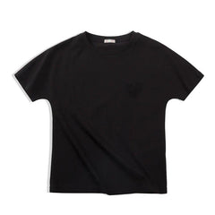 MADEN Kurzärmeliges Ice-Silk T-Shirt mit Rundhalsausschnitt