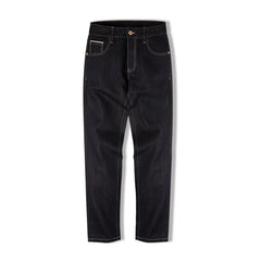 Quần jeans selvedge thêu vàng – denim raw 13oz MADEN