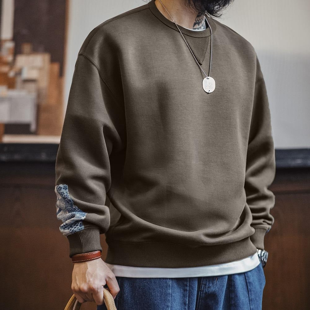 MADEN Boro Patchwork Sweatshirt