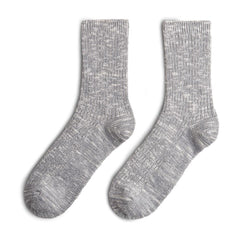 Calcetines casuales con patrón de copos de nieve para hombre MADEN