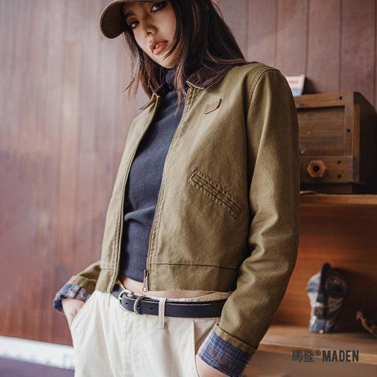 MADEN Women's Heavyweight Cotton Detroit Workwear Jacket