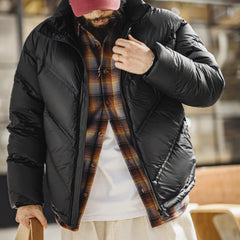 Chaqueta acolchada retro Maden de peso pesado para abrigo cálido de invierno