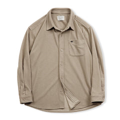 MADEN Herren Retro Corngrain Kariertes Button-Down Hemd